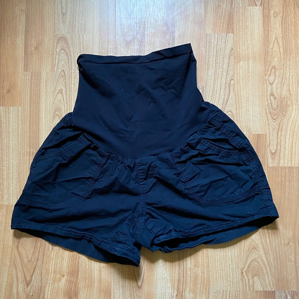 Motherhood Maternity Black Shorts